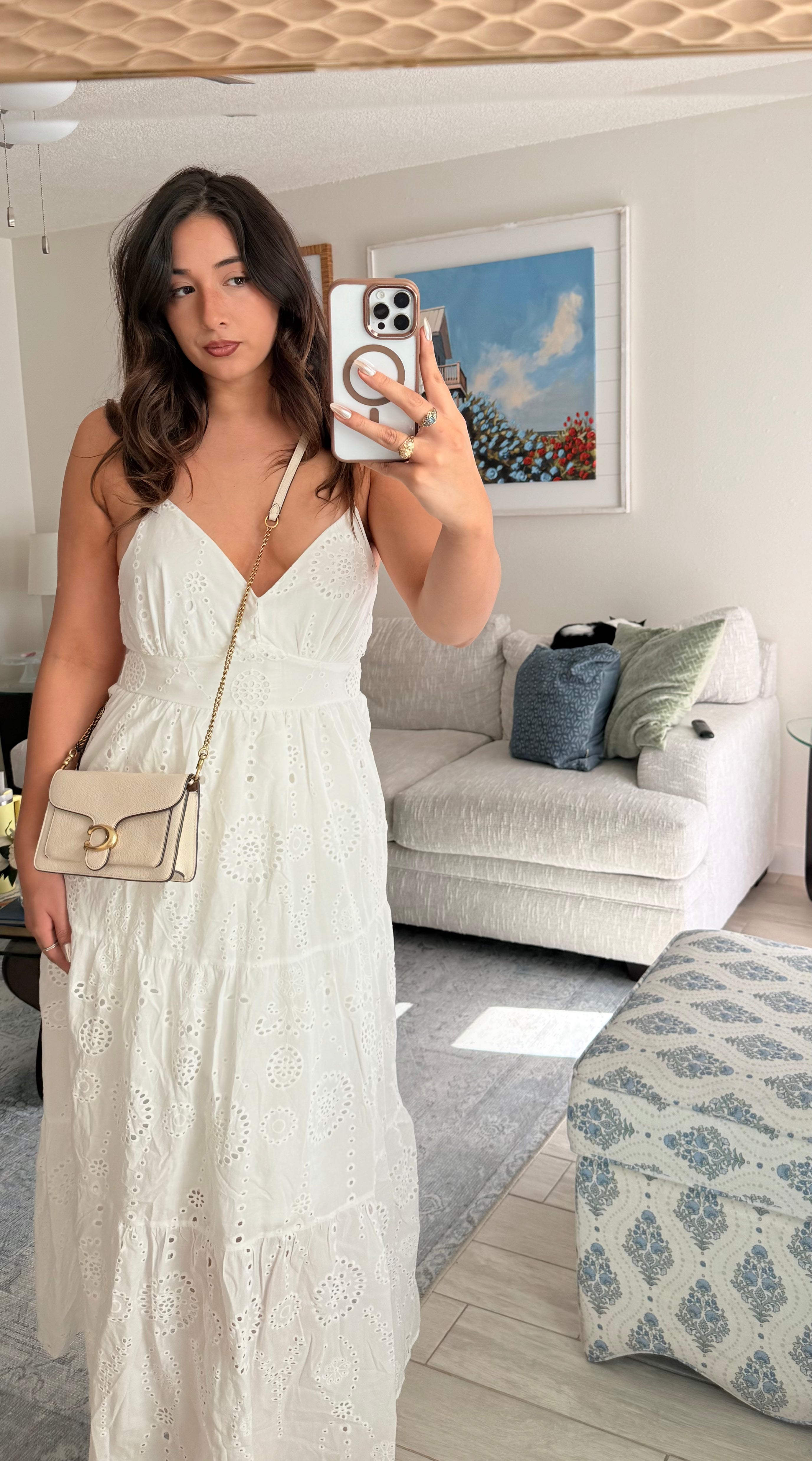 white maxi dress