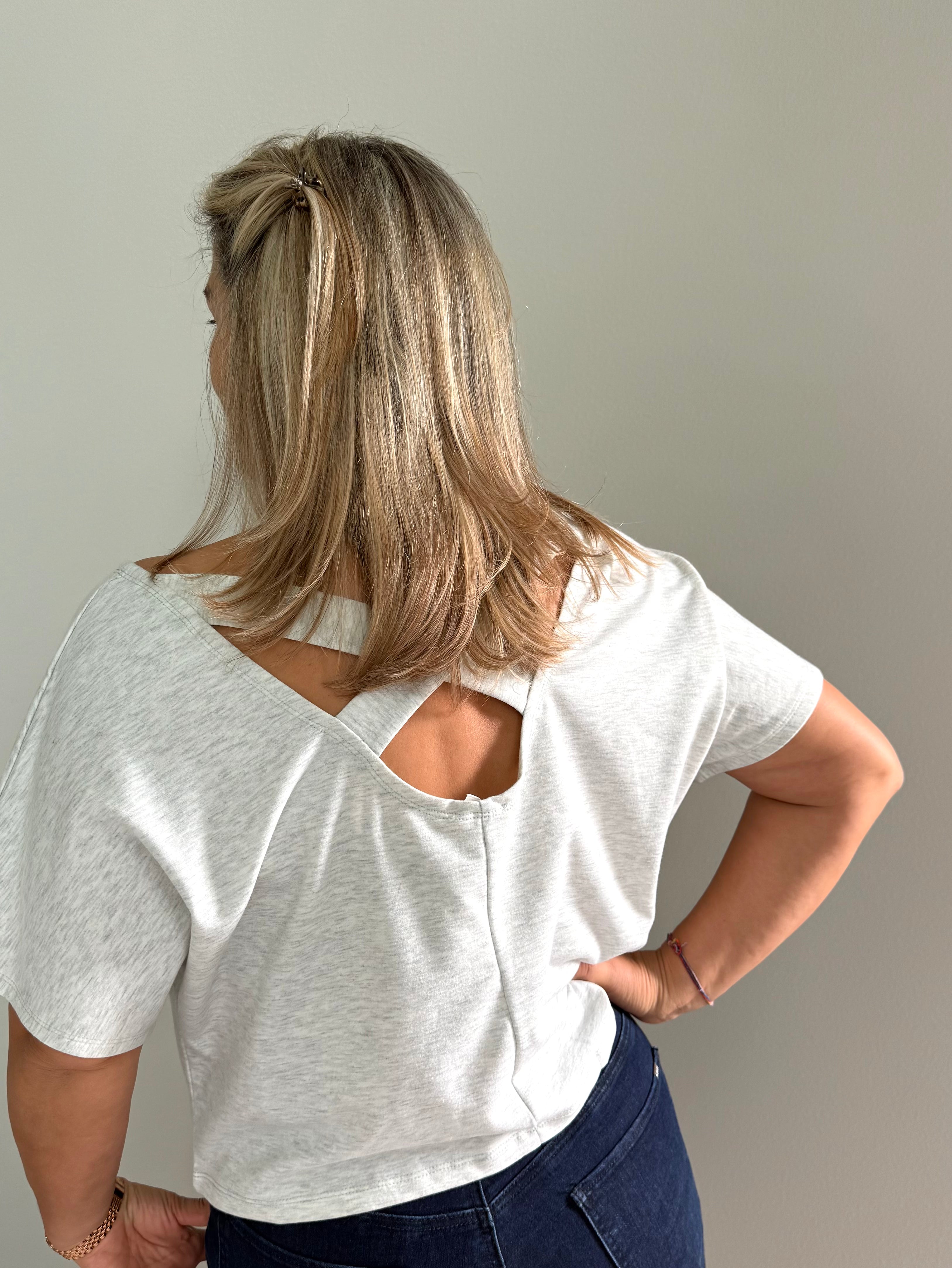 cross back tee