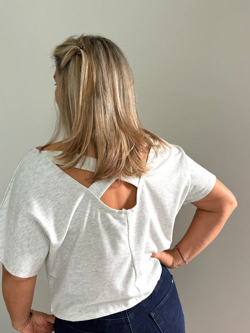 cross back tee